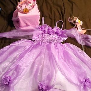 Rapunzel bodysuit gown costume